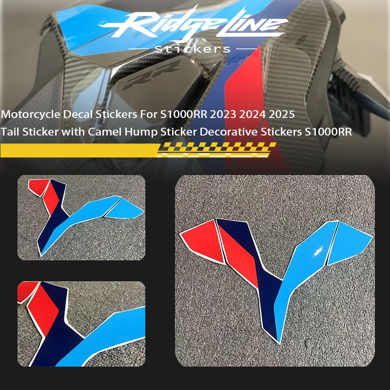 Image of Motorrad-Aufkleber für S1000RR 2023 2024 2022, Heckaufkleber mit Kamelbump-Aufkleber, dekorative Aufkleber S1000RR