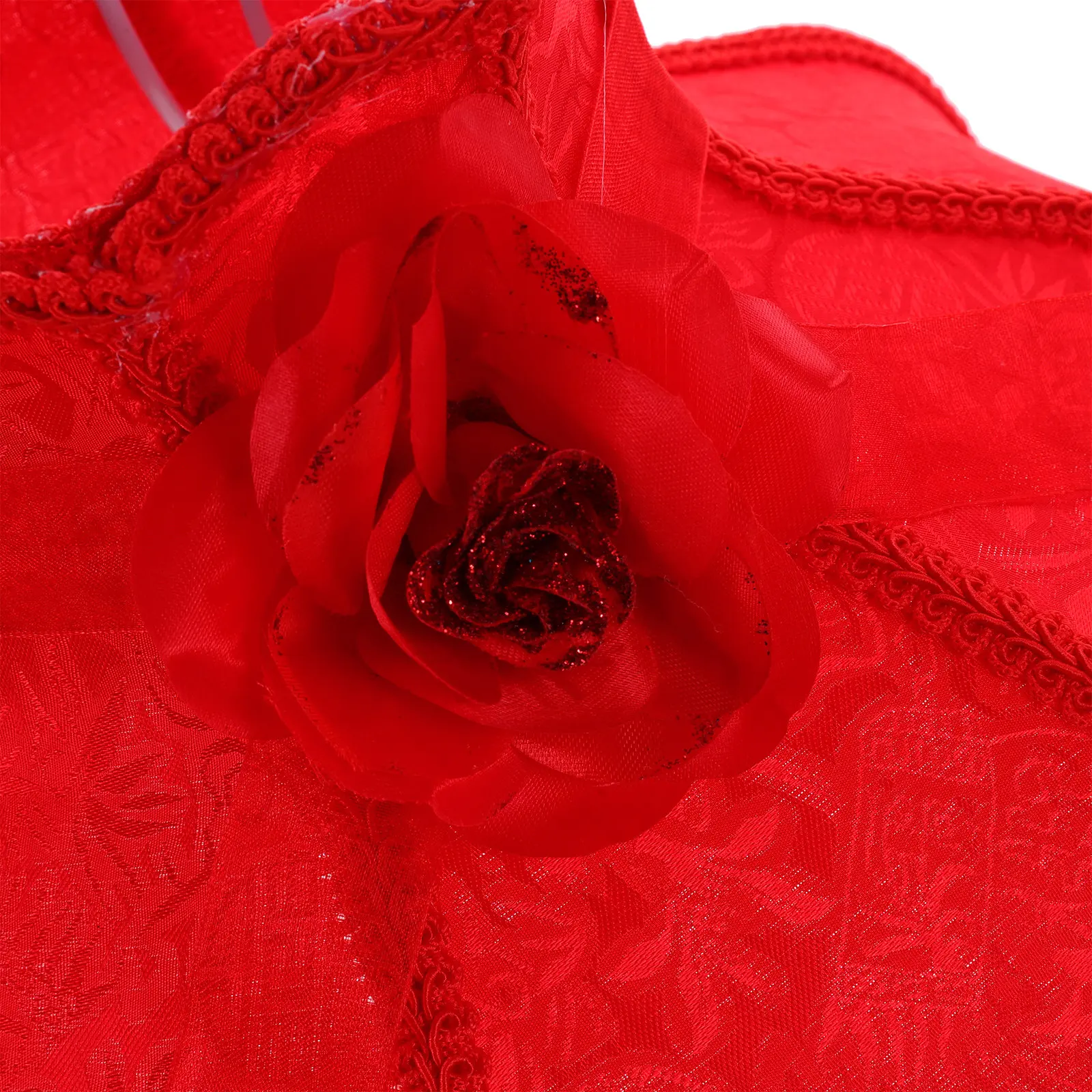 

Large Vintage European Style Fabric Lamp Shade Dome Replacement Table Lamp Cover Decorative Floral Design for Bedroom Living