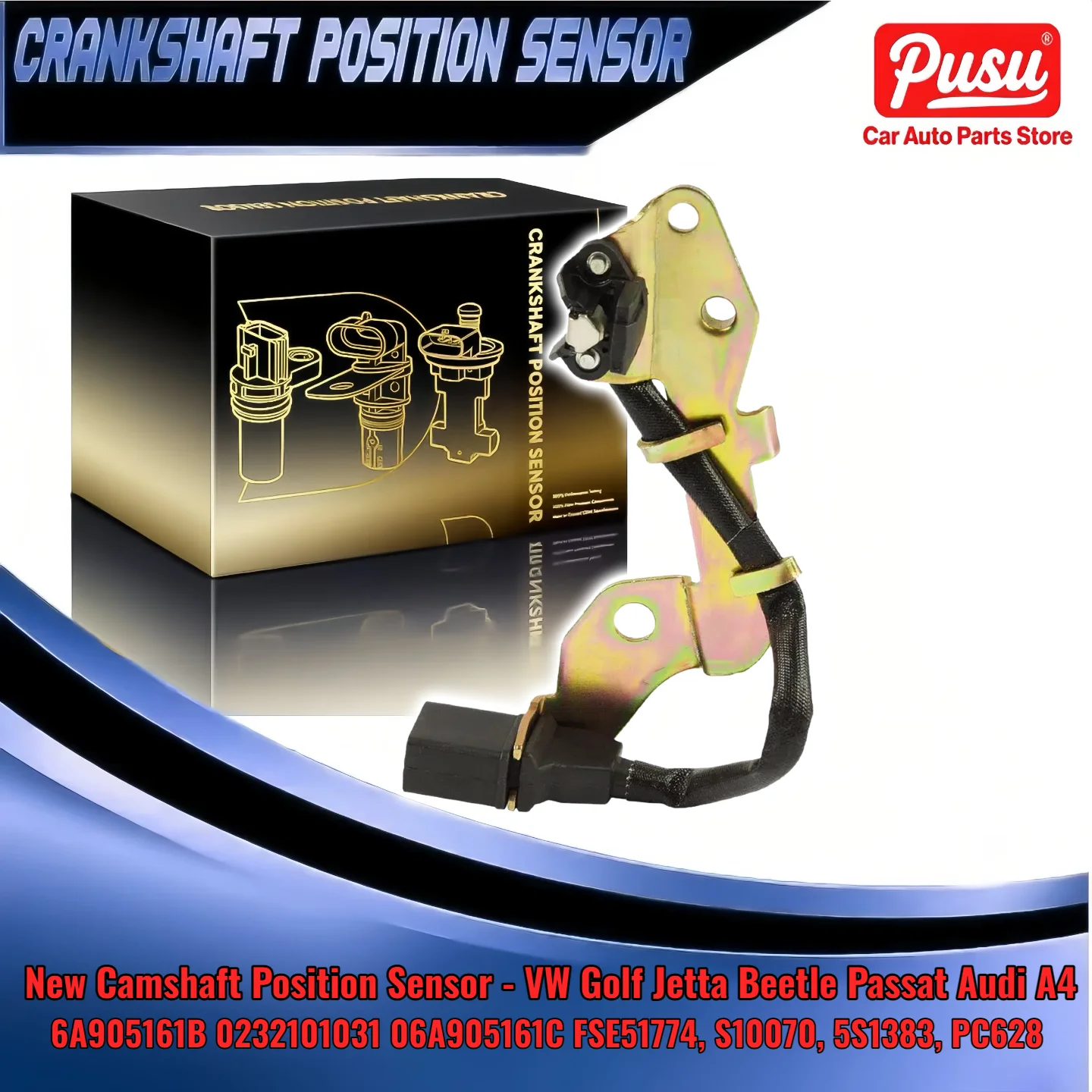 

06A905161B Engine Camshaft Position Sensor Fits For VW Golf Jetta Beetle 2.0L US 0232101031 06A905161C