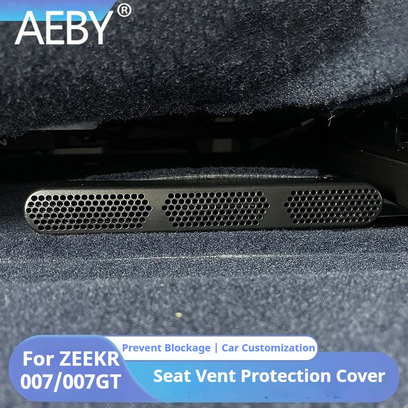 

AEBY For ZEEKR 007/007GT 2024 2025 Under Seat Air Vent Cover Grille Mesh Protector AC Vent Anti-Dust Car Interior Accessories