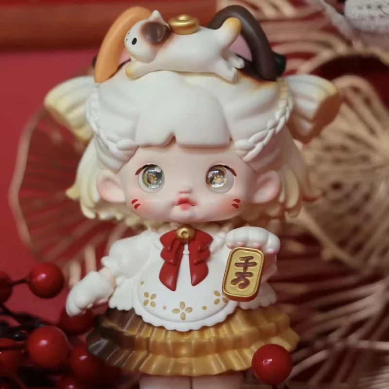 

Authentic New Nommi Sticky Rice World Plush Blind Box Doll Cute Doll Ornament Angel Cat Sweet Tea Ice Cream Christmas First