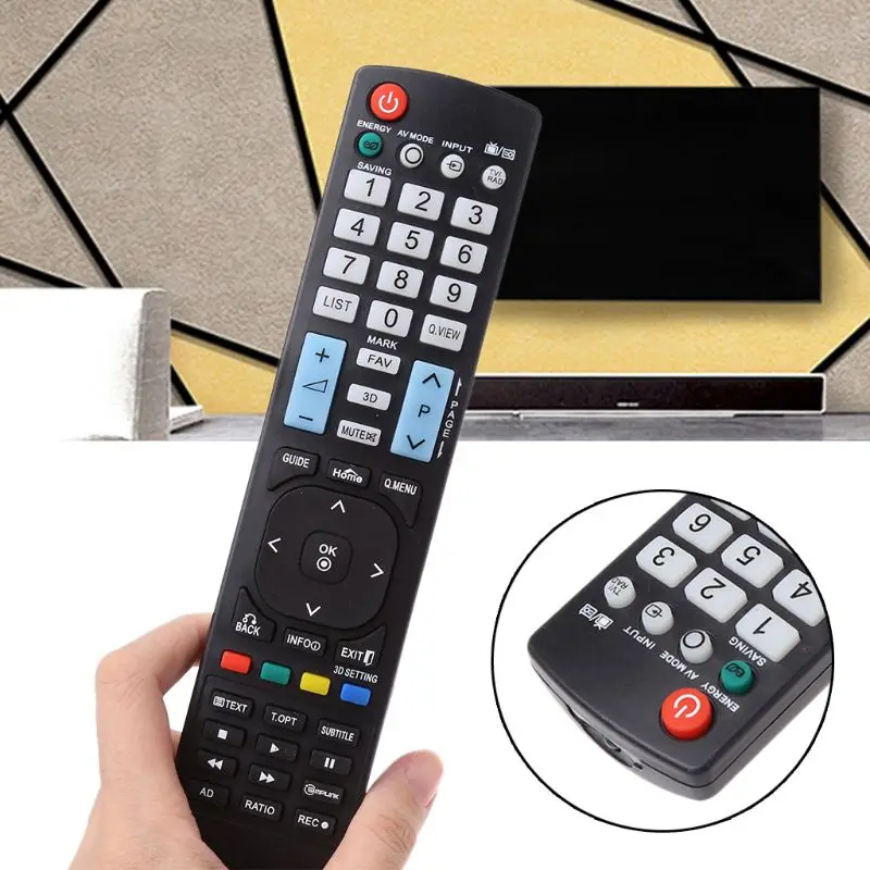 Remote Control for LCD AKB73615303 RM-L930 Portable Black for Smart Television Button Wireless Controller Replacem H8WD