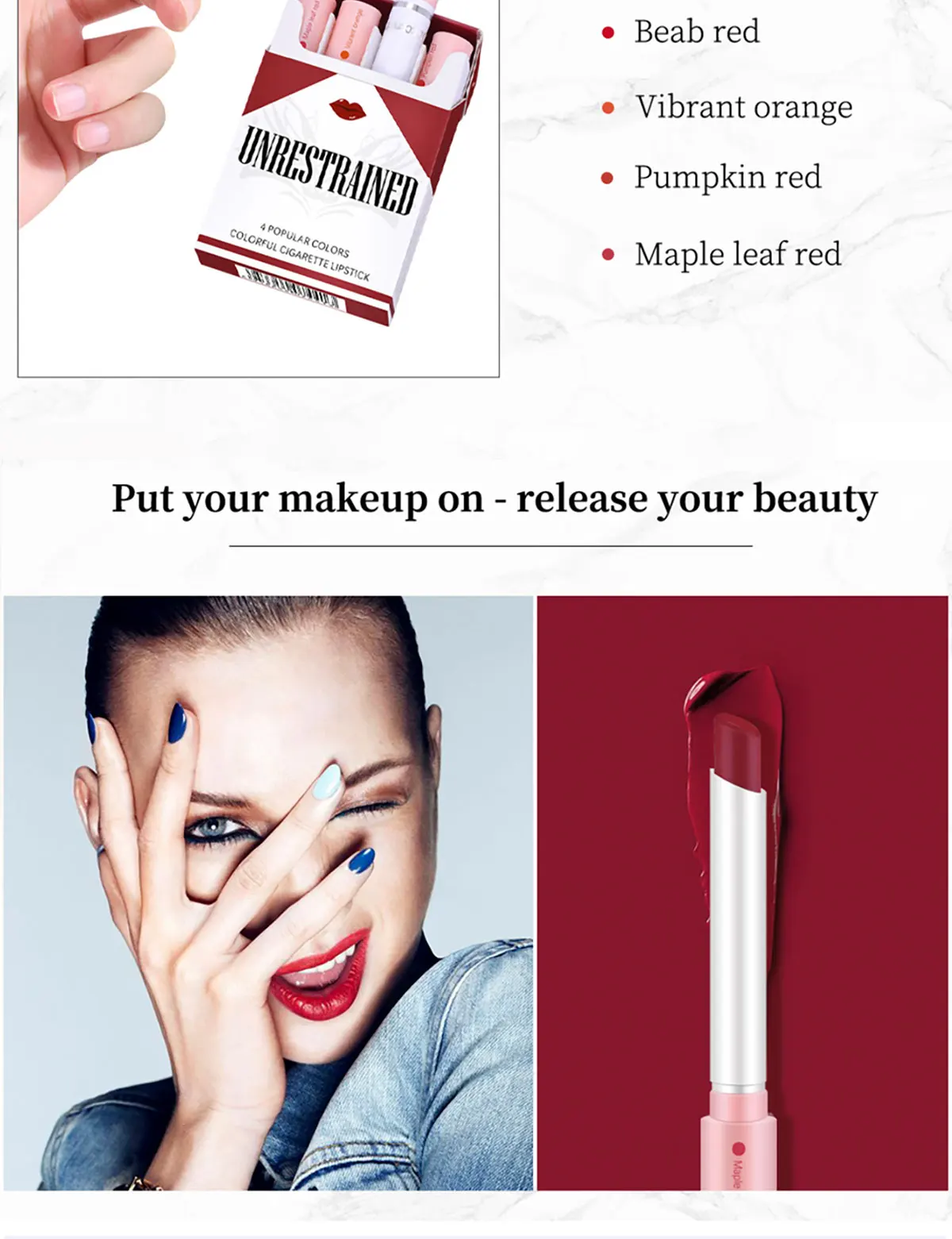 cigarette lipstick price in bd Tiejdhr 4 Colors Matte Lipstick, Lip Tint Lip stain, Labiales Mate Velvet 24 hours Long Lasting & Waterproof Tube, Red Moisturizer Smooth Lip Stick Cosmetic : Beauty & Personal Care 4-Lasting Stick Waterproof Lip Set