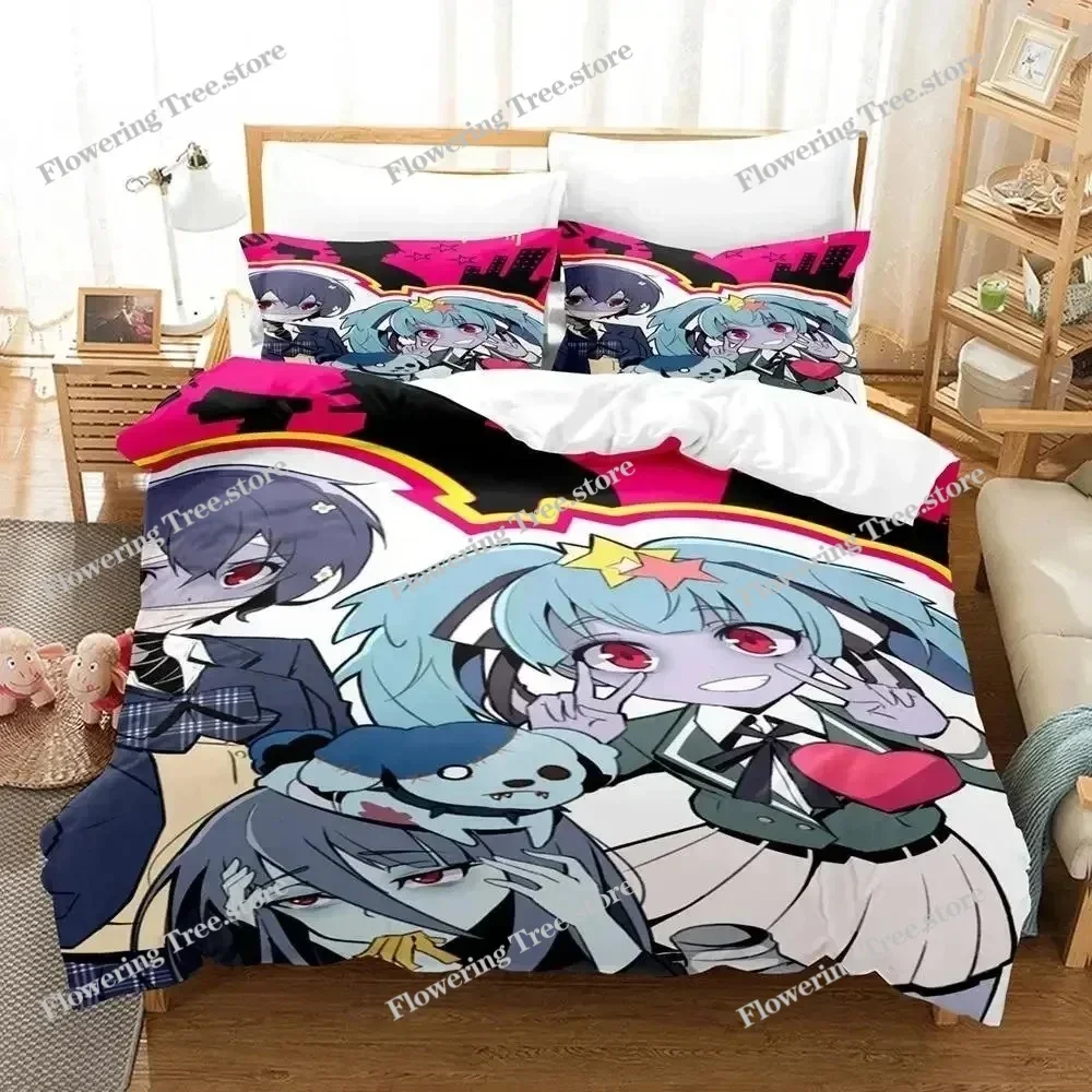 

Zombie Land Saga Bedding Set Single Twin Full Queen King Size Bed Set Adult Kid Bedroom Duvetcover Sets 3D Print bed sheet set02