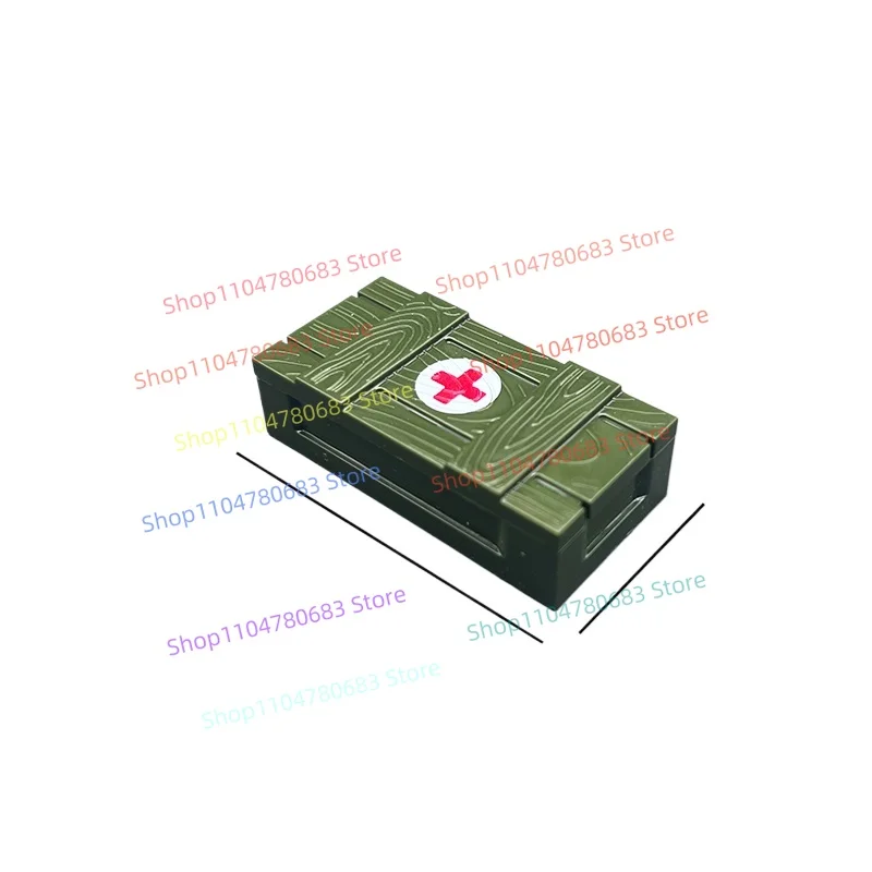 MOC 빌딩 블록 미니 피규어 의료 병 에너지 병 응급 처치 키트 조립 모델 장식 장난감 선물 Collectible