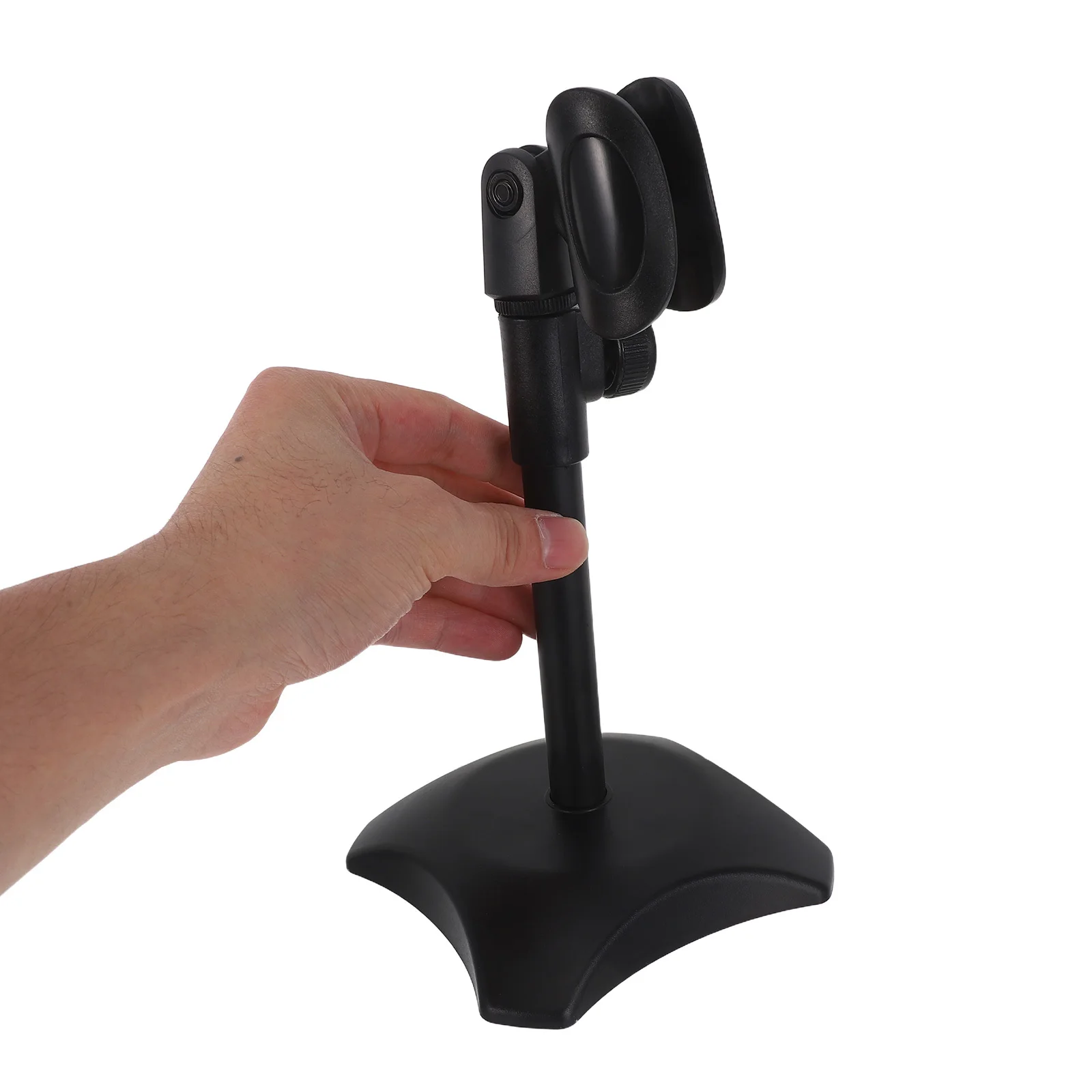 

Metal Adjustable Height Microphone Stand Bracket Rotatable Desk Mount Holder for Podcast Recording Live Streaming Studio