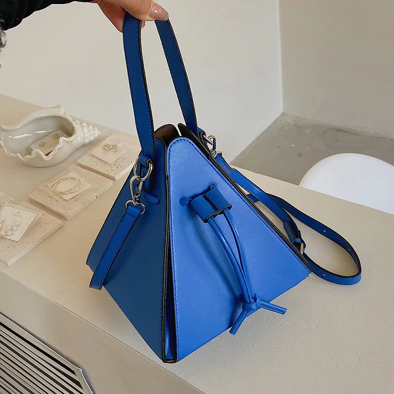 

Fashion Ladies Shoulder Bags Handbag Sense of Luxury Women Bags High Quality Leather Crossbody Bag Designer Female Triangle Bags