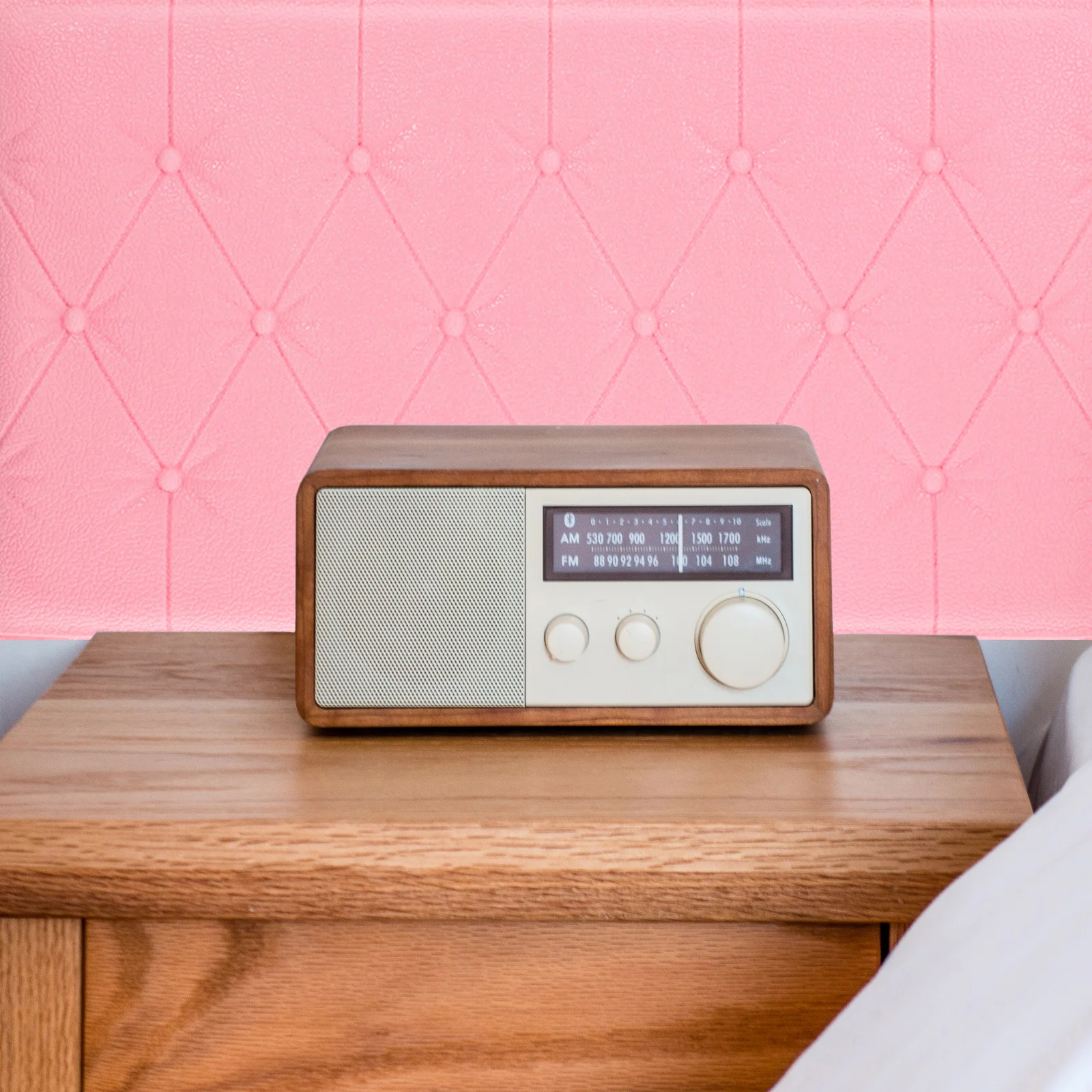 

Mural Wall Mount Decorative Panel Stickers Home Living Room Pink Woman Wallpaper for