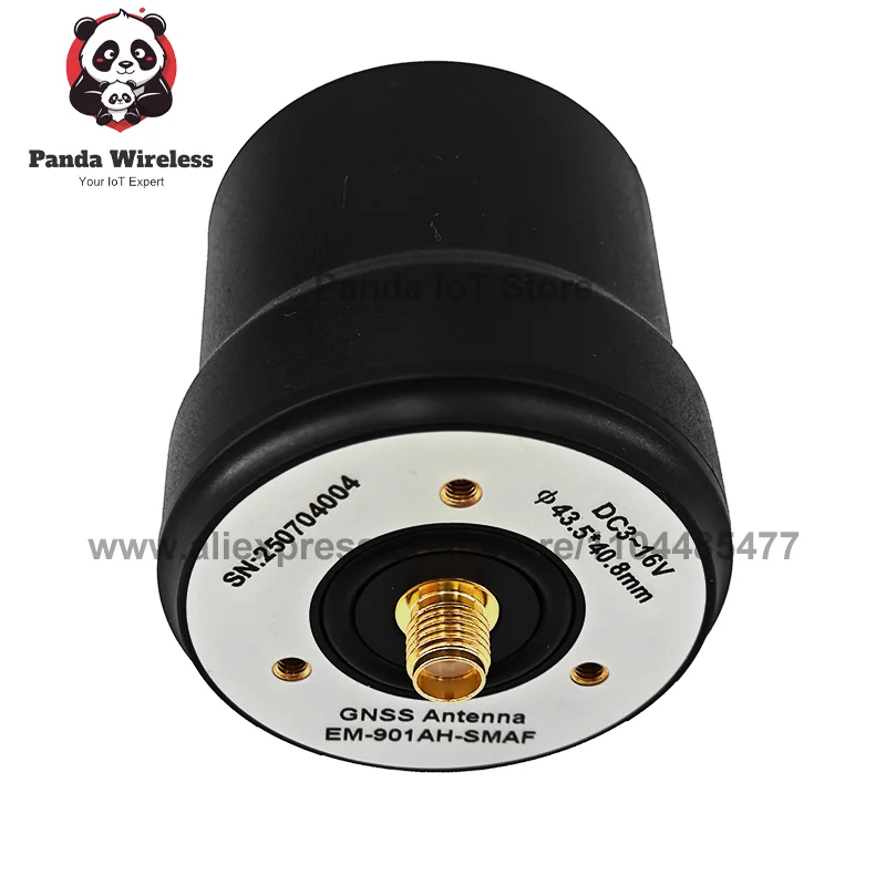 رباعي النواة اللولب متعدد الأقمار الصناعية متعدد التردد دوامة EM-901AH-SMAF هوائي GPS BDS GLONASS L-Band نشط الطائرات بدون طيار RTK YDH