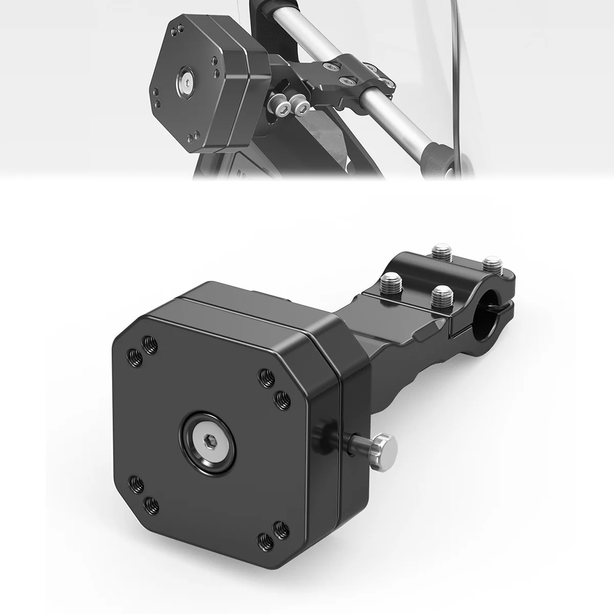 

For Honda Afirca Twin 2016-2019 Kawasaki KLE650 Versys Suzuki VStorm 800DE 2023 GPS Holder Navigation Mount Bracket Adjustable