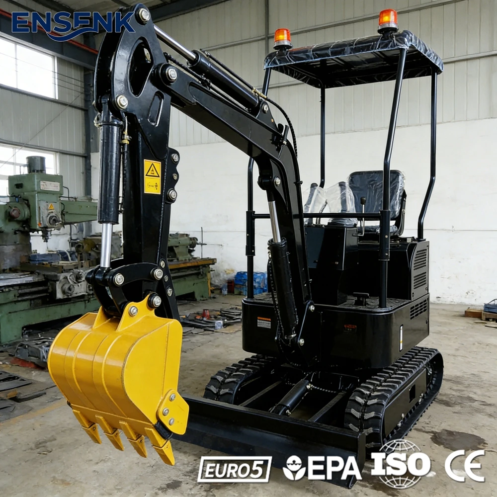 

Mini Excavator 1.8Ton Multifunctional With Hydraulique System For Construction Garden Giardino Work Escavadora Digger Tools