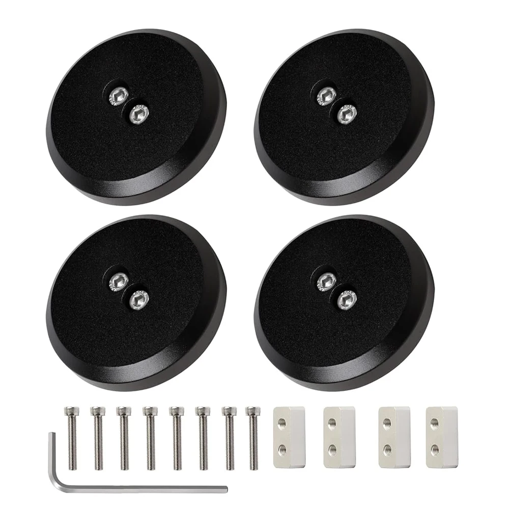 4pcs Jack Pad Adapter for Corvette Aluminum JackGaskets for 1997-2023 Corvette C5 C6 C7 C8/ Porsche 944 964 993 996 997 911