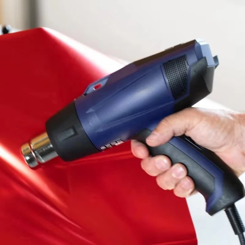 

Интеллектуальный термофен 2300 Вт с защитой от ожогов для пленок для салона автомобиля, с цифровым дисплеем, для сварки пластика