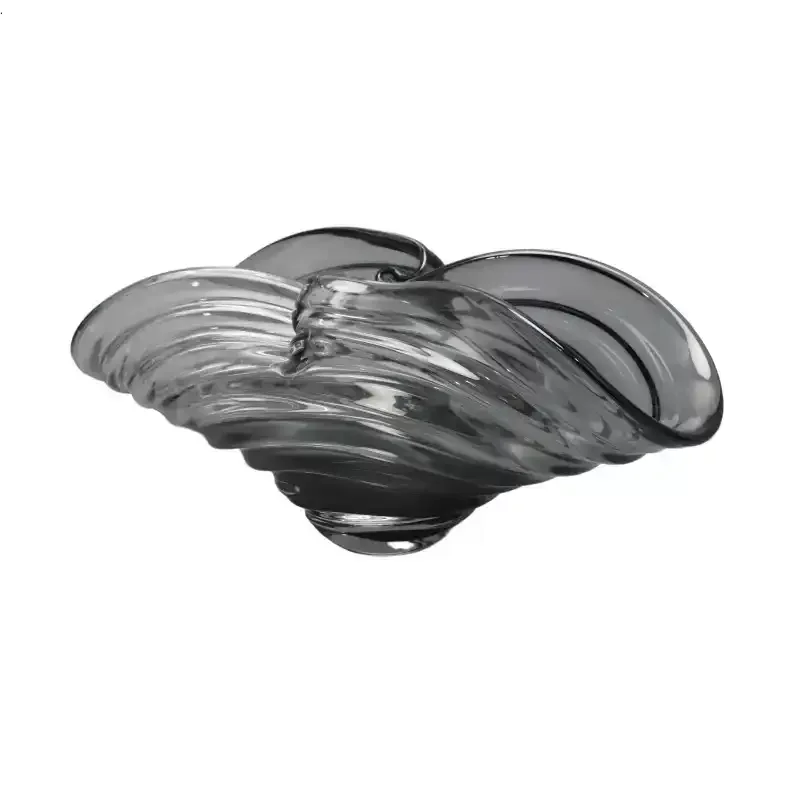 Creative Cigarette Ash, Glass Fruit Tray, Desktop Storage Decoration, Living Room Soft Decoration