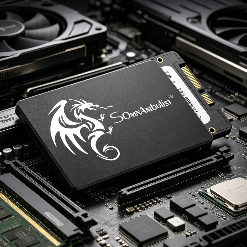 

High Performance SomnAmbulist 2.5" SATA III SSD Multiple Capacities 120GB to 2TB Internal Drive for PC, Laptop and Home Computer