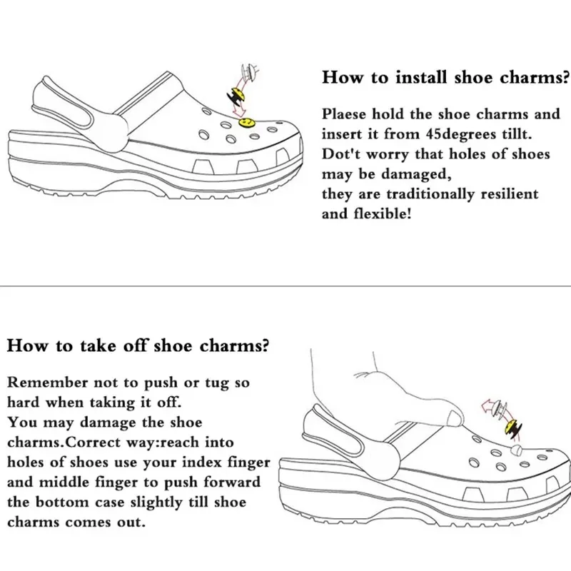 DIY سلسلة معدنية اللؤلؤ الدب الأحذية سحر ل كروكس قباقيب الشرائح الصنادل حديقة الأحذية زينة سحر مجموعة اكسسوارات هدايا الاطفال