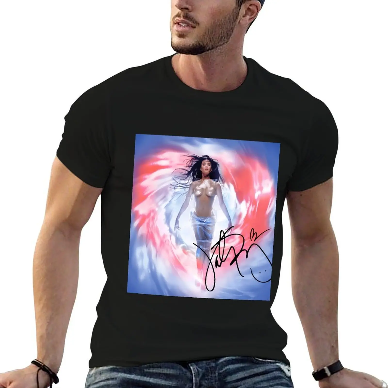 

Katy Perry Autograph T-Shirt man t shirts for men casual man t shirt heavy cotton T-Shirt