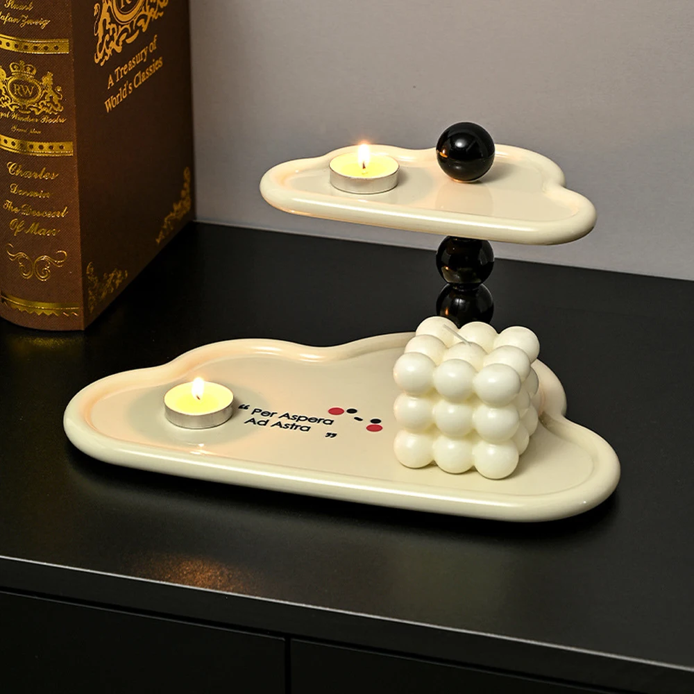 

Nordic Gem Trays Desktop Rack Entrance Porch Keys Storage Home Decorative Shelf Bathroom Aromatherap Perfume Cosmetics Organizer
