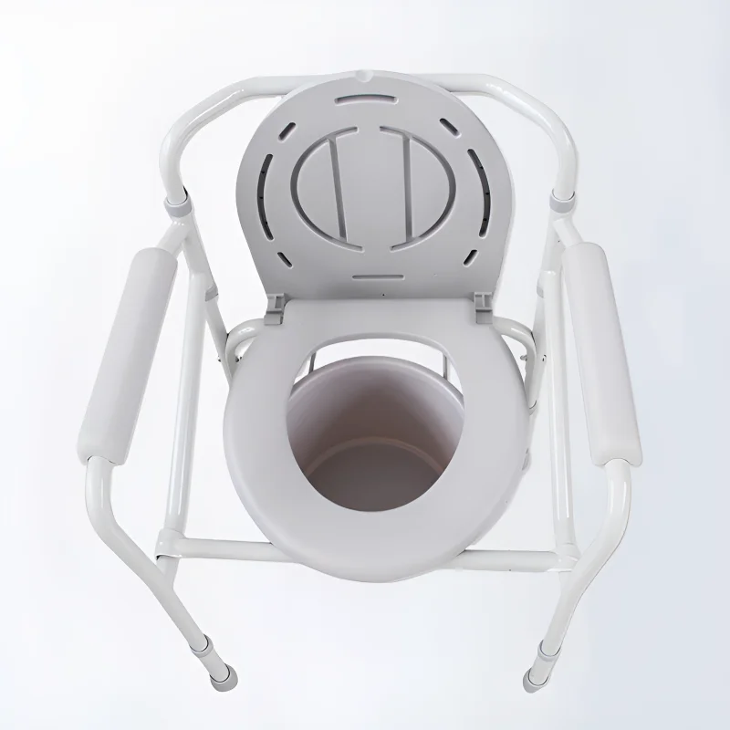 

Toilet chair H023B foldable elderly toilet household mobile toilet chair