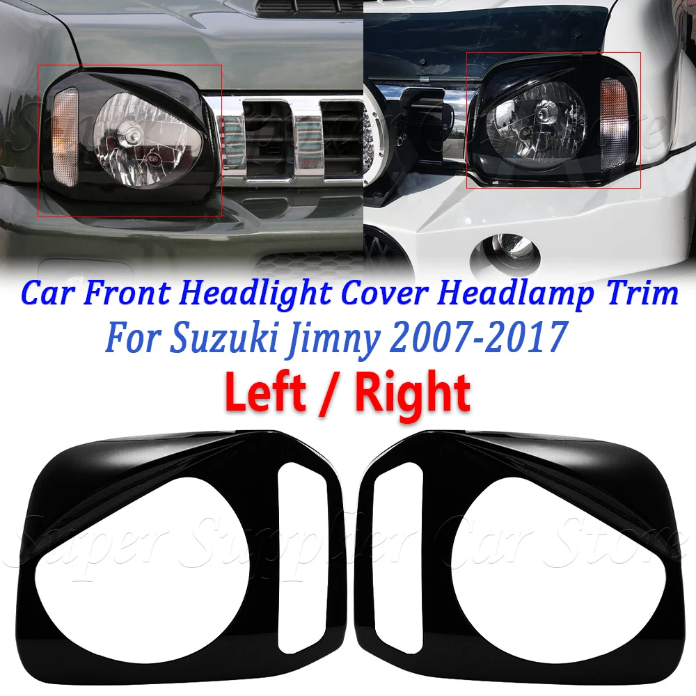 

Новинка для Suzuki Jimny 2007 2008 2009 2010 2011 2012 2013 2014 2015 2016 2017 автомобильная передняя фара, крышка декора, Angry Eyes