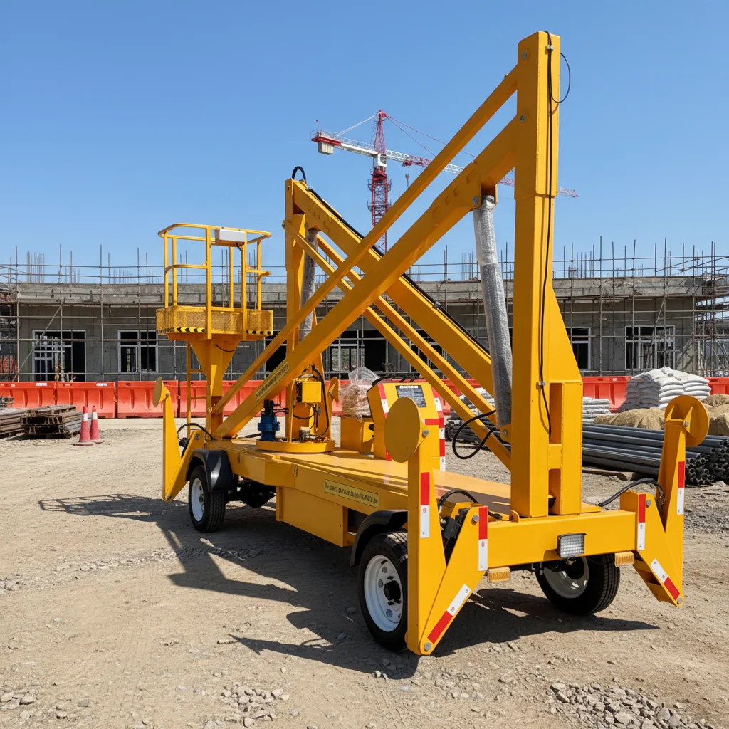 YG Customized Electric Hydraulic Arm Towable Articulating Boom Lift