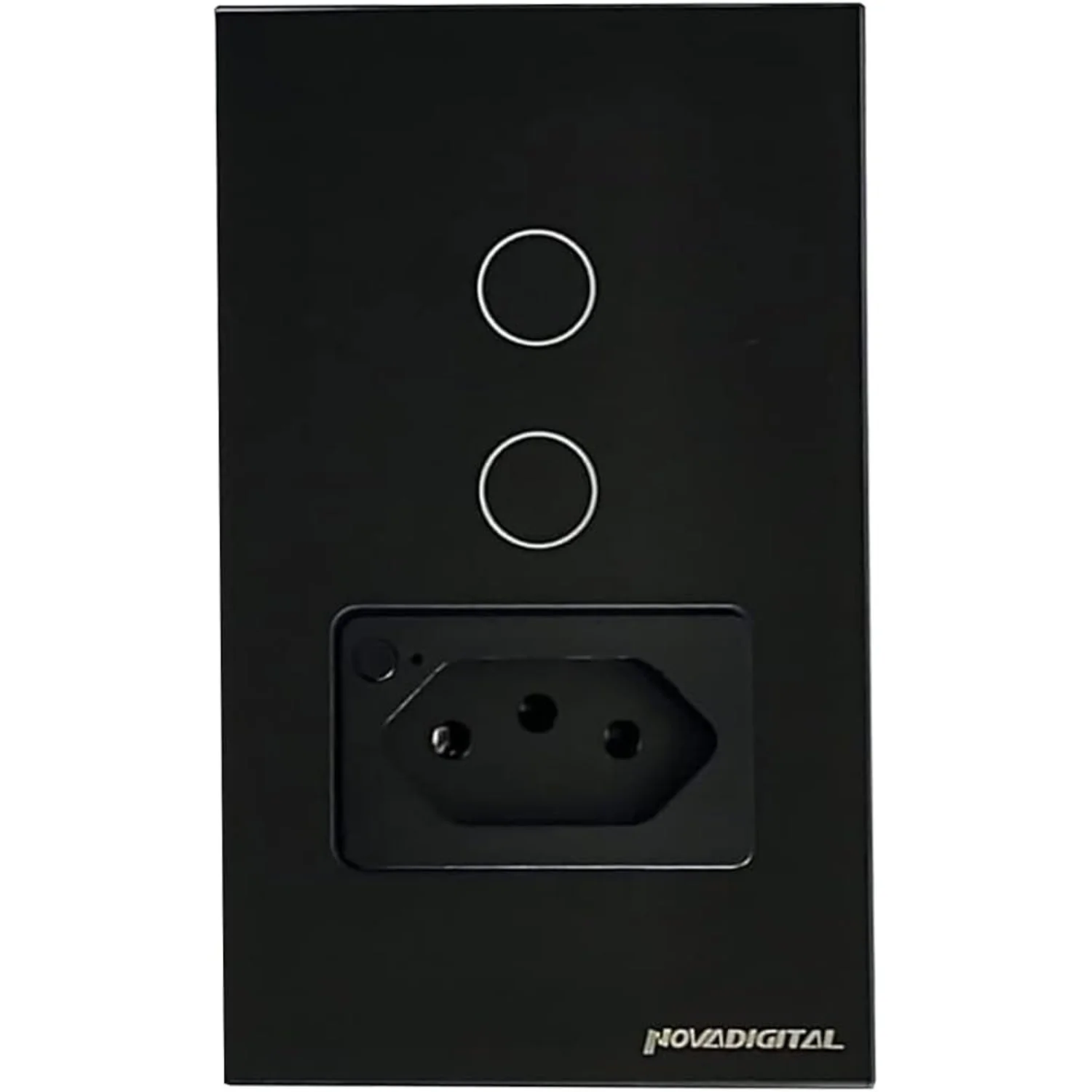 Switch Socket Wi-Fi Touch 2 Buttons Smart NovaDigital IT-WK-02-2C