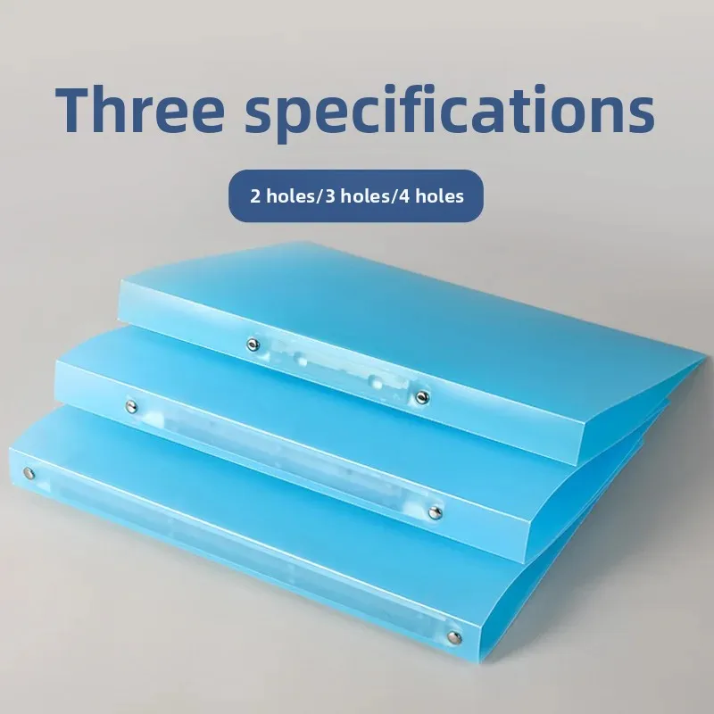 مجلد حلقة A4 من البلاستيك الشفاف للرسائل والوثائق، مجلد ورق اختبار مادة الطالب المقاوم للماء مع اثنين ثلاثة أربعة ساعات #2