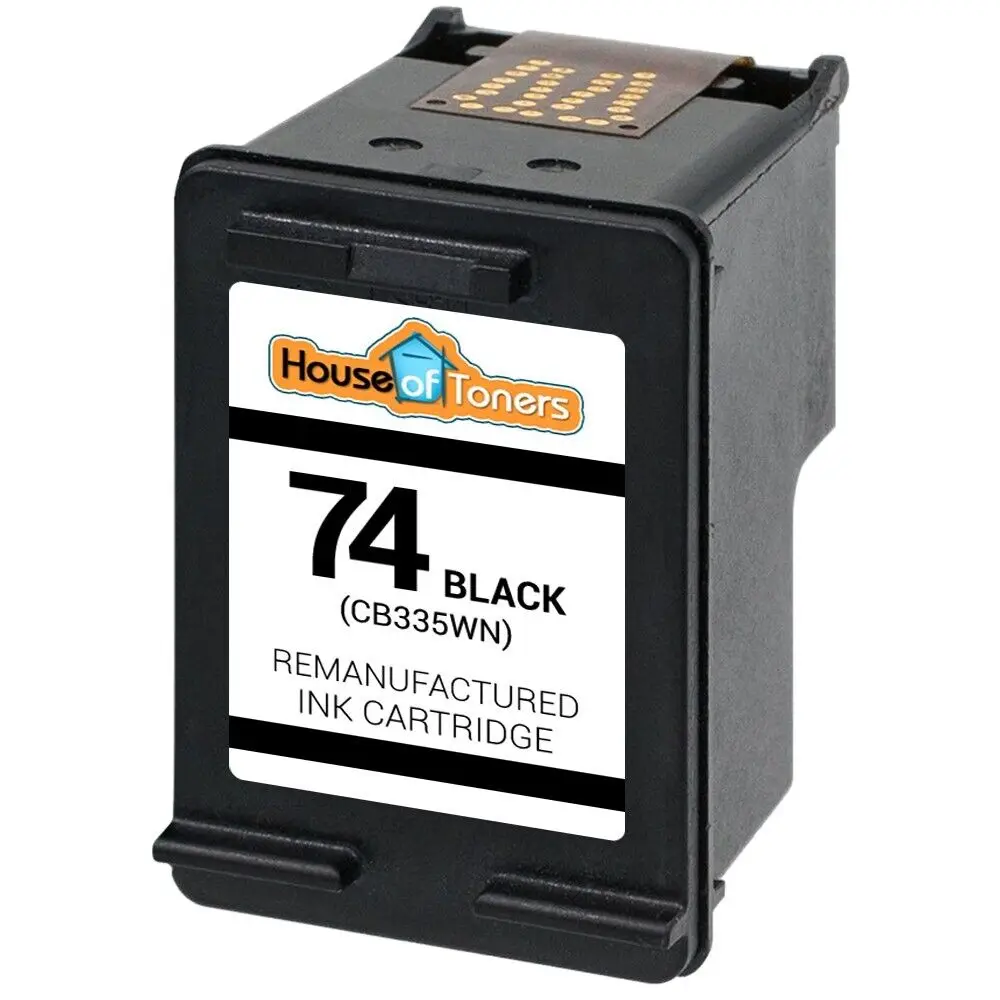 Tinta para impresora HP Officejet J5790, J6405, J6410, J6415, J6424, J6450, J6480, J6488, n. ° 74, n. ° 75, 4PK