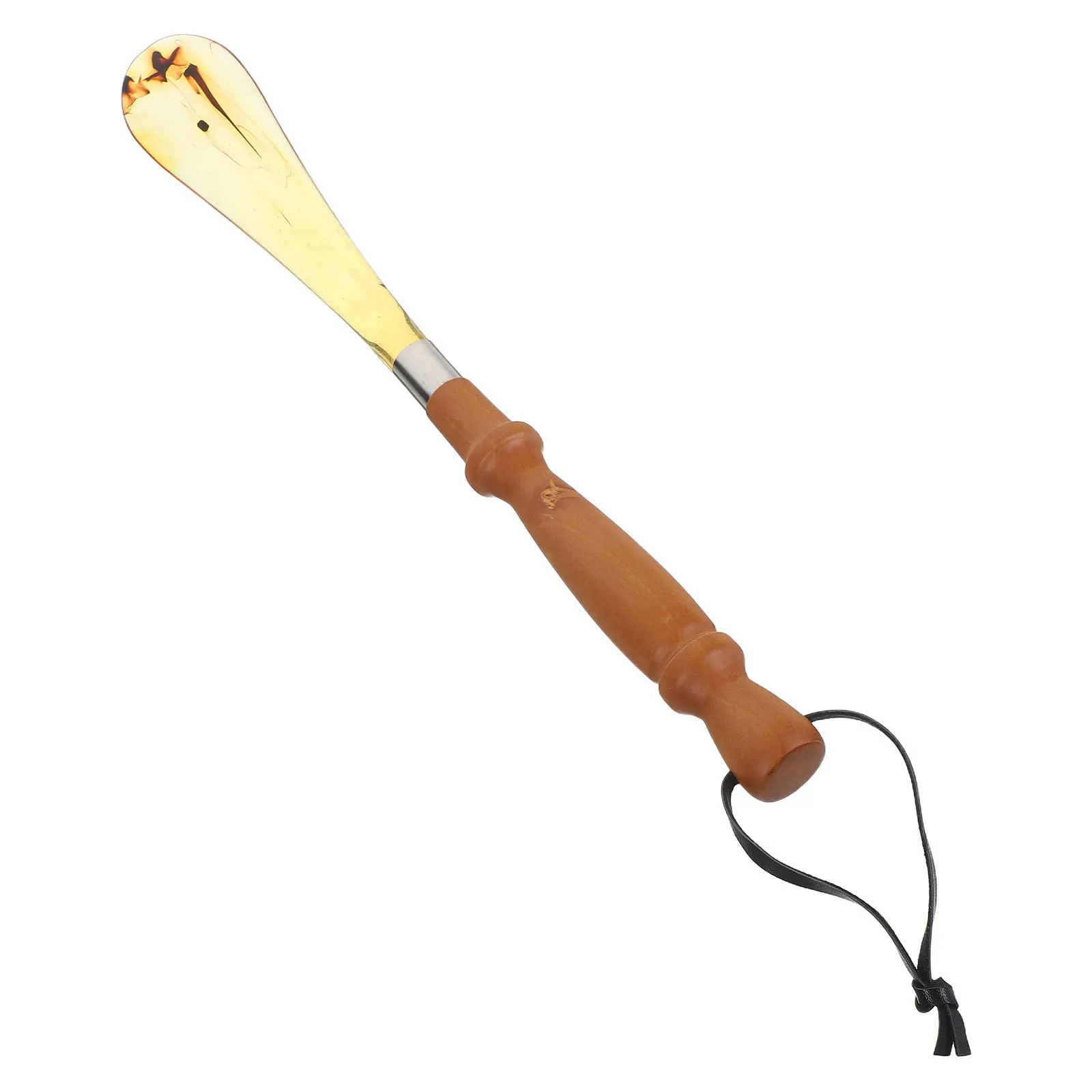 

Wood Shoe Horn Long Handle for Seniors Portable Durable Wooden Shoehorn Lazy Shoe Helper for Men Women Kids Pregnancy