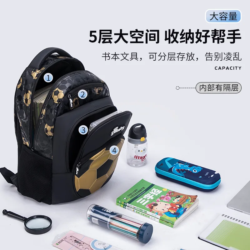 Boy Football Backpack Children Schoolbag Anime Backpack Travel School Bags for Teenage Boy Mochila Escolar Infantil Menino