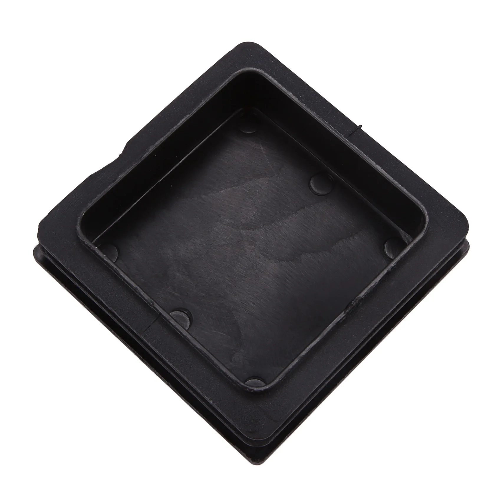 Embouts carrés de lit en plastique, 100mm x 100mm, 2 pièces