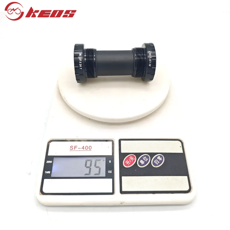 KEOS BSA Movimento centrale filettato 24mm Alluminio CNC compatibile con BB51 BB52 BB70 BBR60 MT800 per bici da strada di montagna BB68-73mm