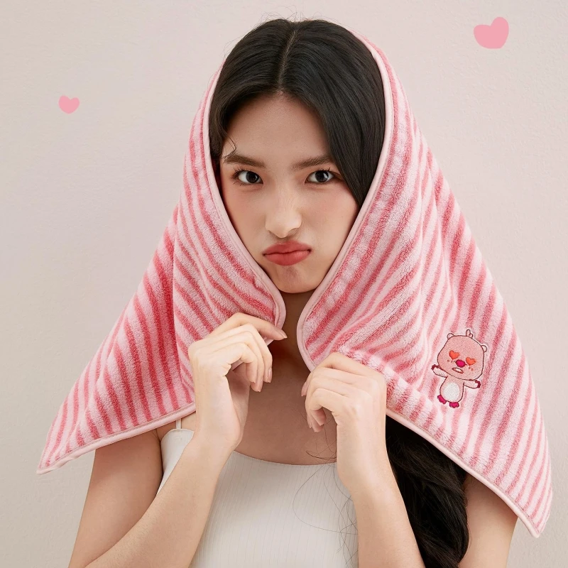 귀여운 루프 타월 성인용 가정용 부드러운 얼굴 타월 욕실 목욕 드라이 헤어 와이프 물을 흡수하고 쉽게 머리카락이 빠지지 않음