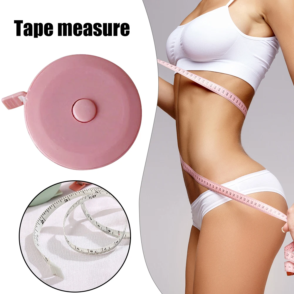 200cm/79inch Retractable Tape Measure Body Measuring Tape Portable Roll Tape for Body Fabric Sewing Tailor Cloth Measure Waist