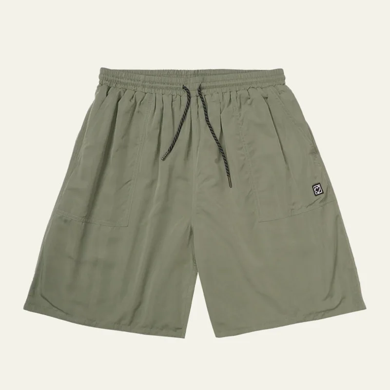 Japanese Loose Casual Double-sided Wear Shorts Men's Fashion Summer Retro Straight Leg Sports Five Quarter Pants