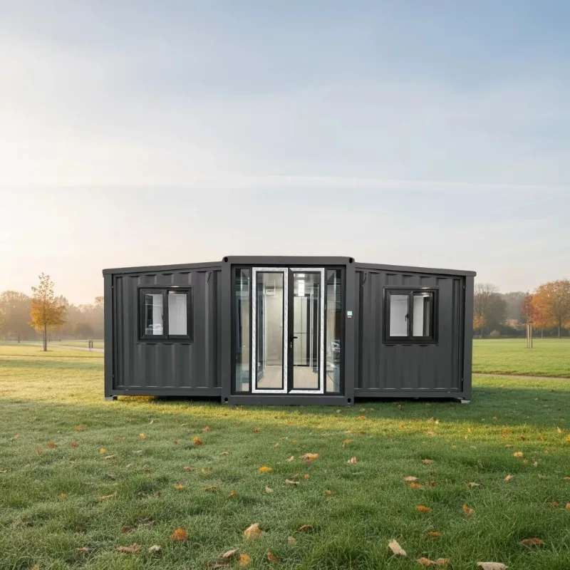 Business Foldable Prefab Cabin Flexible Use Retail Booth Service Station Security Room Multi Purpose Portable Modular House