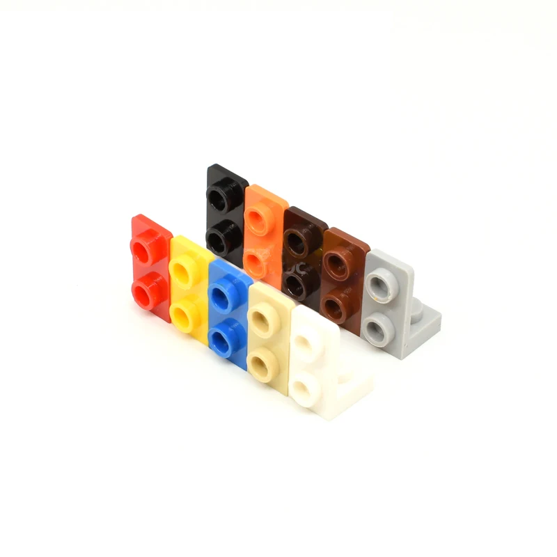 Plate 1x1 with 1.5 Plate 1x2 Upwards Building Block Brick MOC Parts Toys For Bracket Compatible 73825 20pcs/Lot