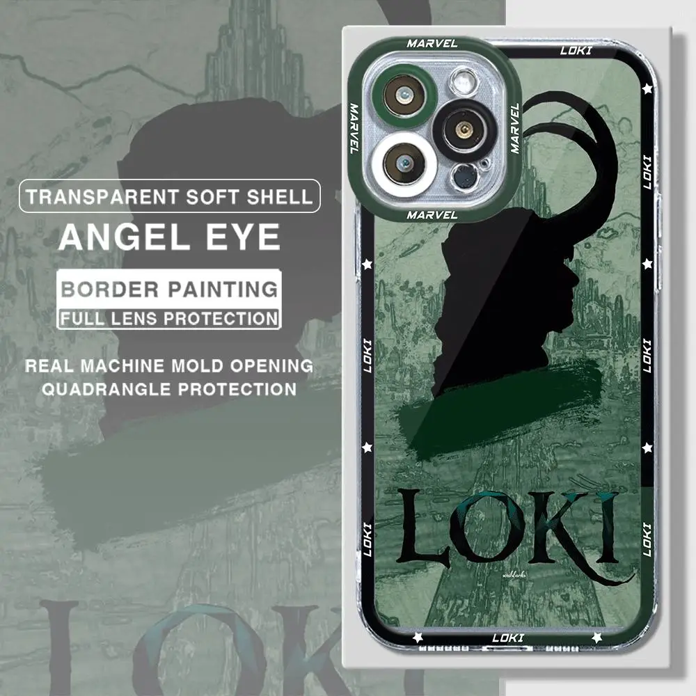 Marvel LOKI Cute  Phone Case for Apple iPhone 13 12 Mini 8 Plus XS X 7 14 Pro Max 11 Pro SE 15 Pro XR Cover