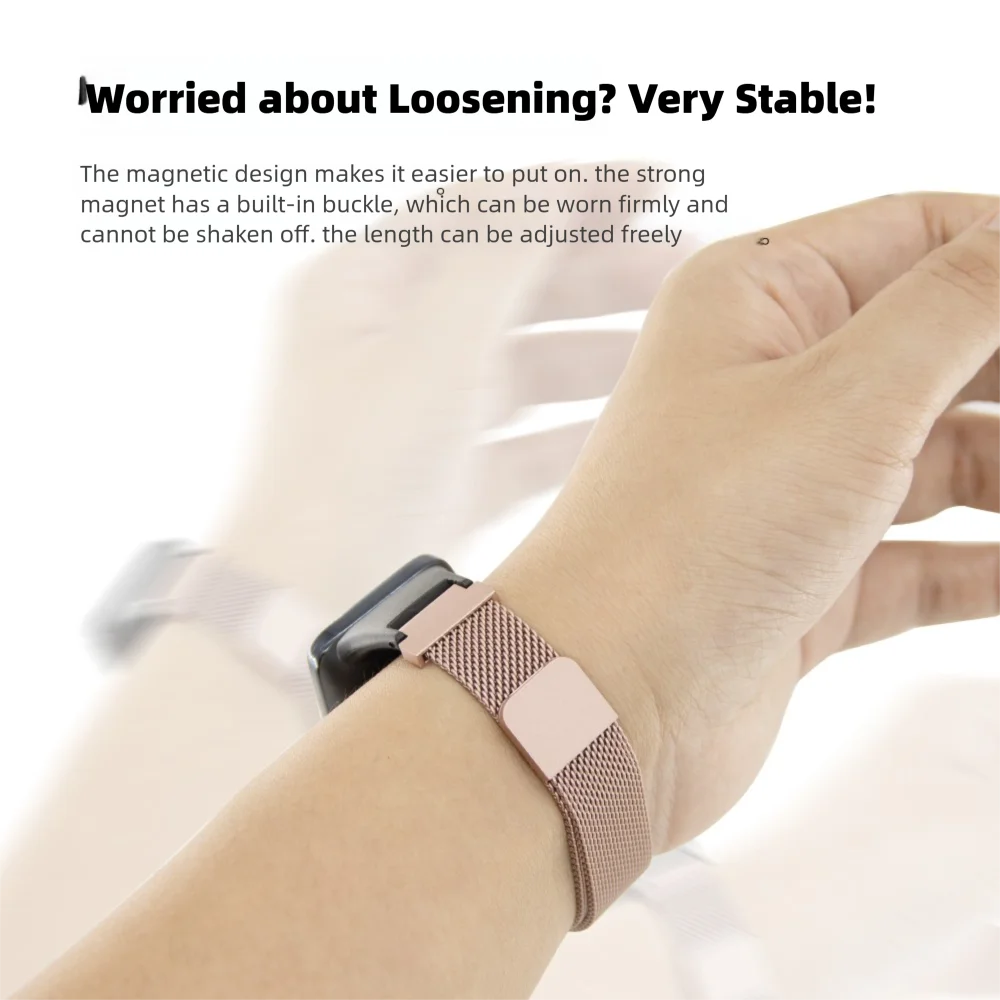 Металлический миланский магнитный ремешок для часов для Xiaomi Band 7 Pro, быстросъемный, защищенный от пота сменный регулируемый спортивный ремешок для умных часов