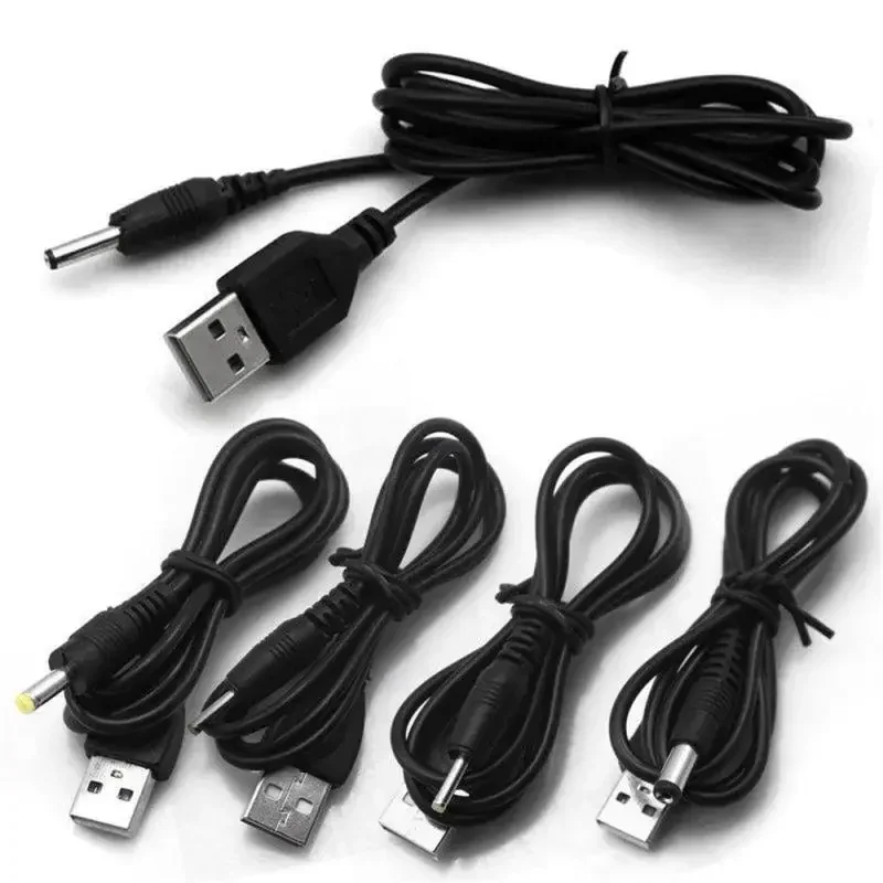 USB 2.0 A Male To DC Power Cable Adapter 2.0*0.6mm 2.5*0.7mm 3.5*1.35mm 4.0*1.7mm 5.5*2.1mm Jack Connector Charger Cord