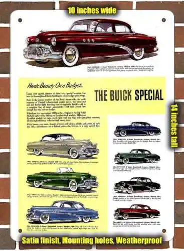 Metal Sign - 1952 Buick_2- 10x14 inches