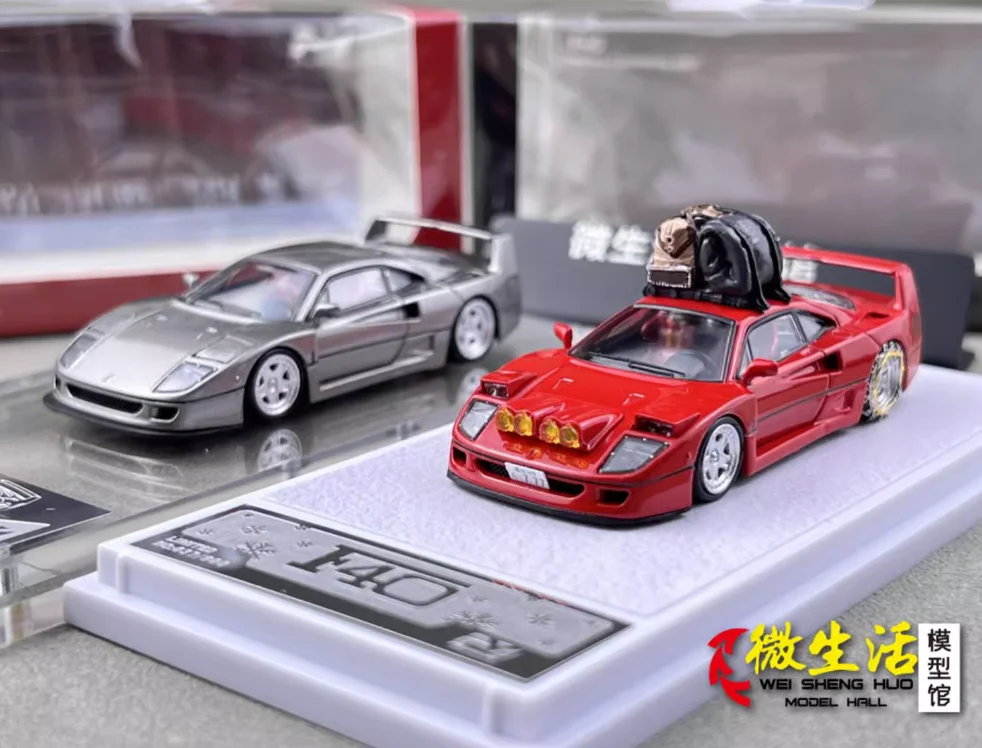 FY Finclassically 1:64 F40 Snow Edition Two Colors Diecast Model Car  In 2025 Collection Gift