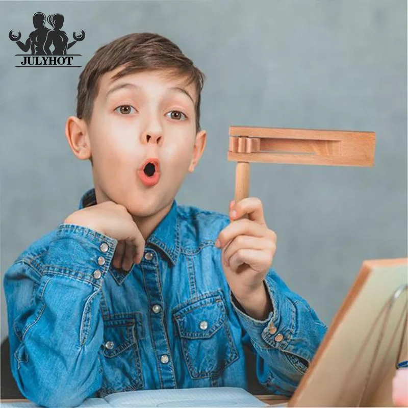 Handheld Soundboard Kids Musical Wooden Ratchet Noise Maker Musical Instrument Orff Hand Noisemaker Rattle Instrument Toys
