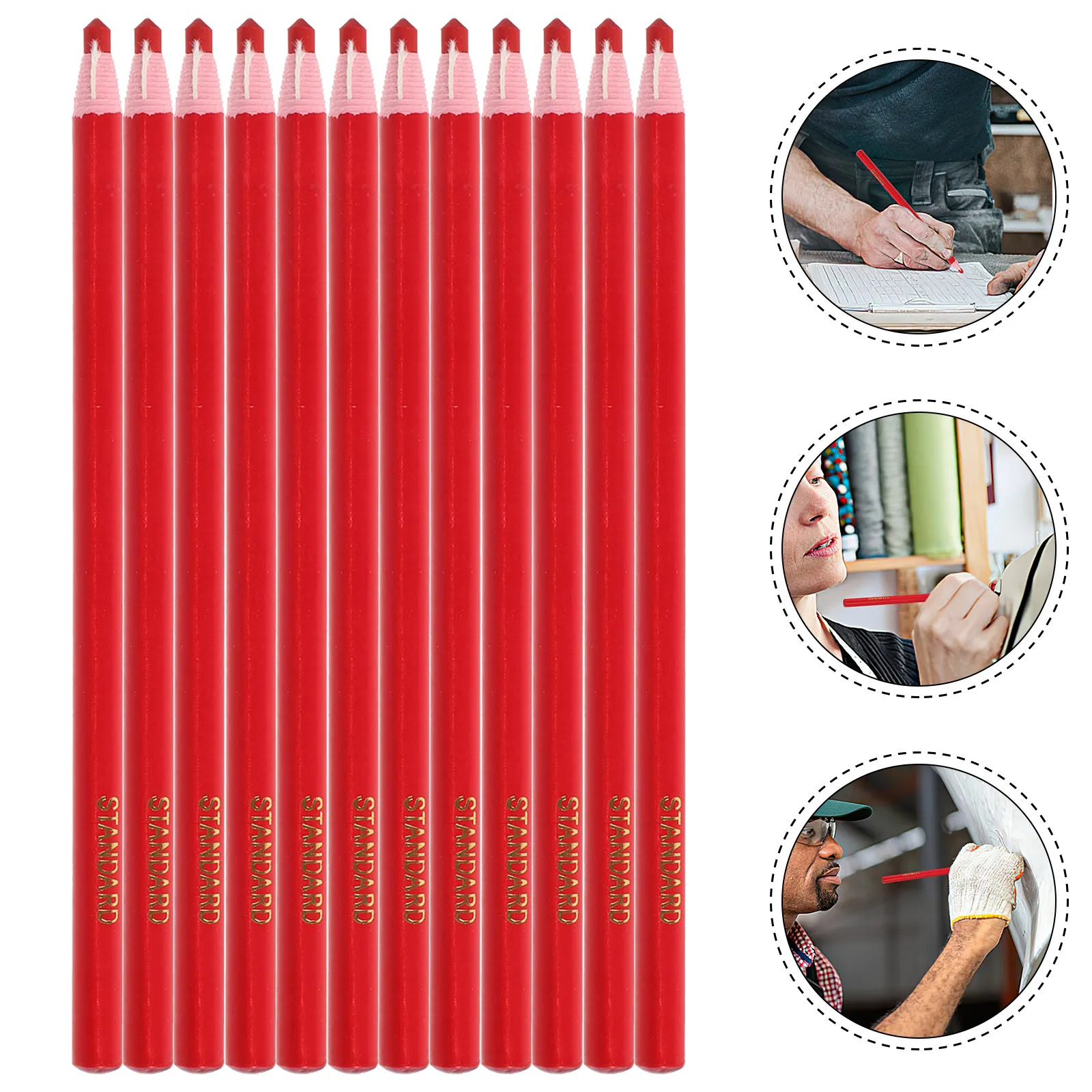 24Pcs Multifunctional Wax Marker Pens Portable Peel-Off Crayon Pencils Strong Adhesion for Clothing Glass Wood Fabric