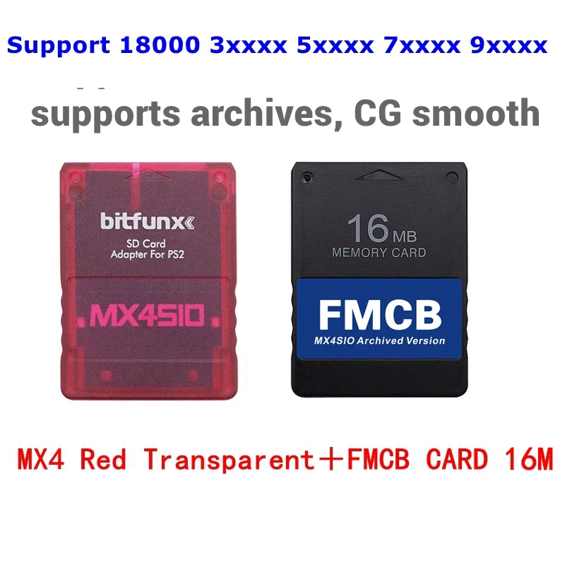 2025 PS2 MX4SIO SIO2SD Adapter für PS2 FAT und Slim Konsolen + FMCB-Karte + 64G 128G 256G ISO SD-Karte – Kombinationspaket auswählen – Detail 8