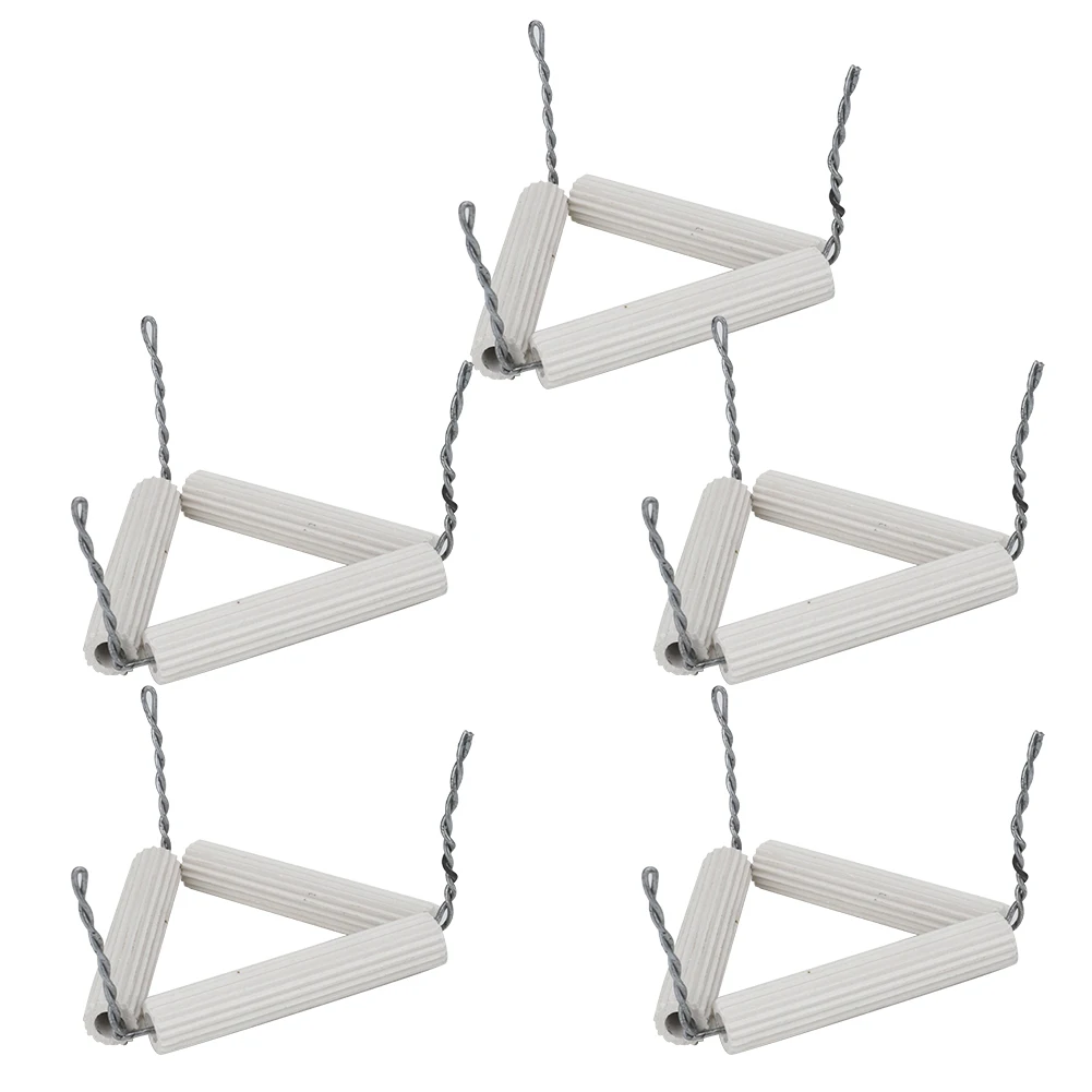 Clay Triangle Triangular Crucible Rack Crucible Triangle Concise Easy Clean Experimental Wire For Experiment Outdoor