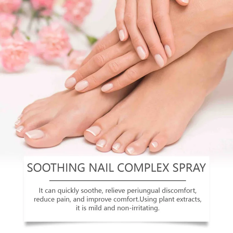 Semprotan Pereda Kuku Tumbuh Ke Dalam Perawatan Jamur Tangan dan Kaki Melembutkan Kuku Tebal Mencerahkan Perawatan Pembersihan Jari Kaki Kesehatan Kuku