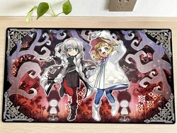 YuGiOh Playmat White Forest Rissete Asteria of the White Woods TCG CCG Mat Trading Card Game Mat Mouse Pad Gaming Play Mat