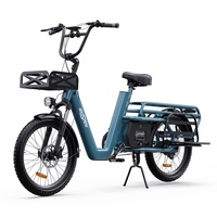 OneSport OT01 20'' cargo electric bike, 500W motor, 27AH battery, oil brake, power-assisted mode endurance: 80-100KM