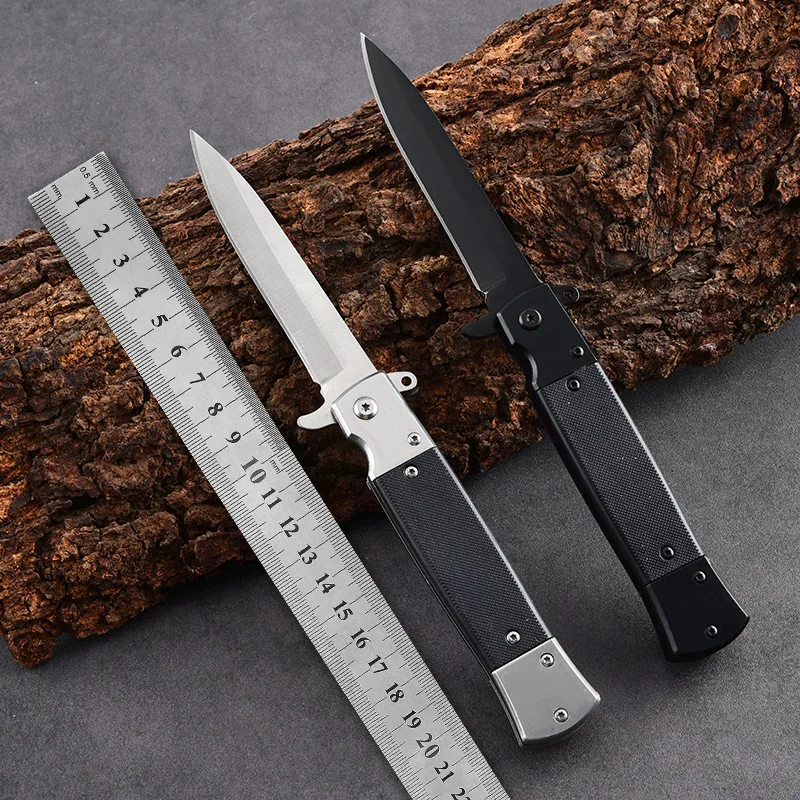 EDC Folding Knife for Outdoor – Lightweight, Stainless Steel Blade with Textured Handle – Perfect for Camping, & Everyday Carry